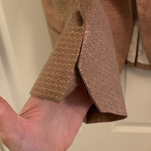 Zadig&Voltaire Vedy Jac Rose Lurex Shimmer Blazer - Picture 5 of 10